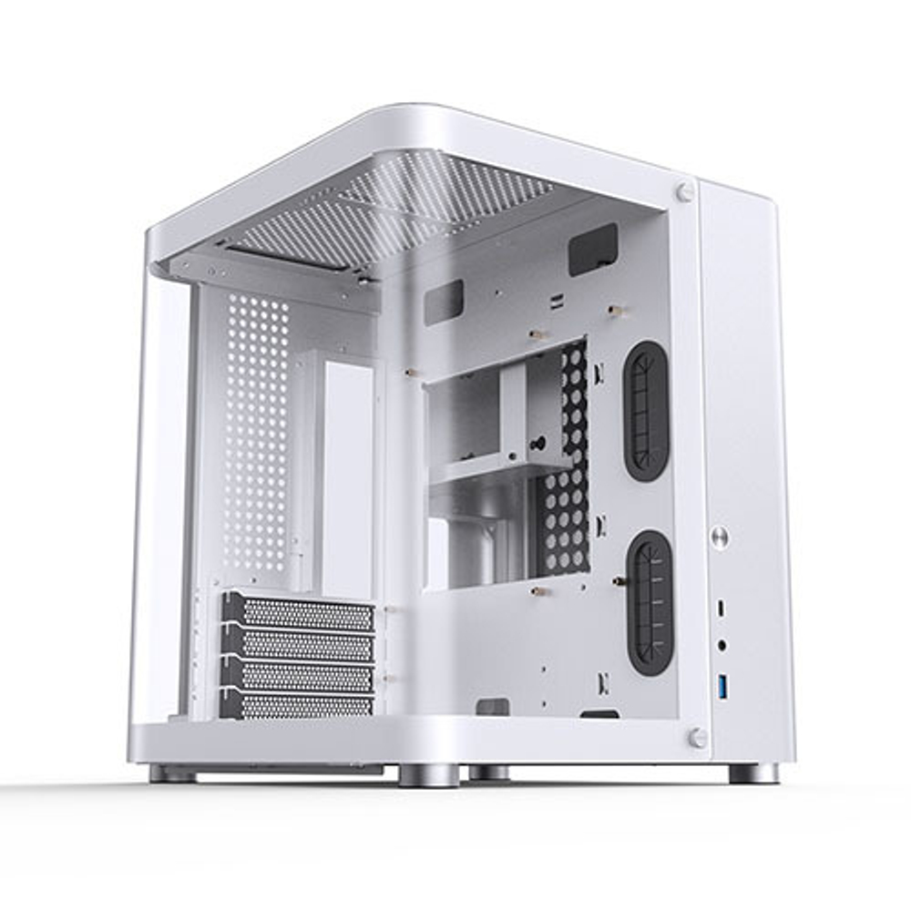 Корпус JONSBO TK-1, mini-ITX, micro-ATX, ATX, белый (без БП)