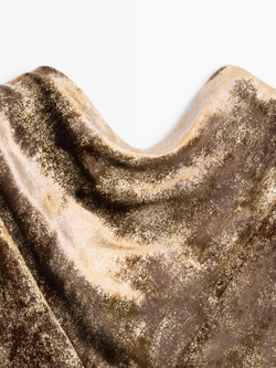 Massimo Dutti Струящийся топ, цвет жженого апельсина