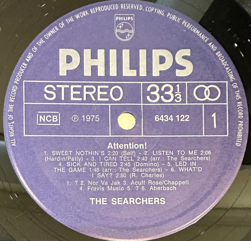 The Searchers - Attention! The Searchers! (Скандинавия 1975г.)
