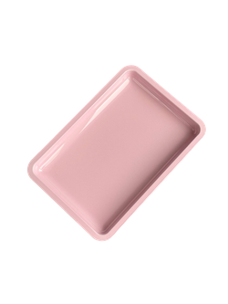 Лоток металлический прямоугольный Pink House