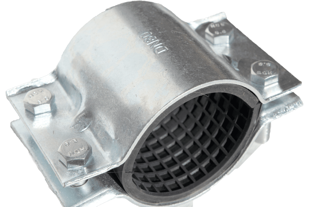 Хомут двухсоставной оцинкованный DN300  (315-326)