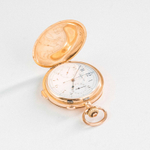 Антикварные золотые карманные часы «INITIATIVE»