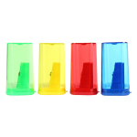 Точилка с контейнером, 1 отверстие, 4 цвета микс, 4, 5*2см