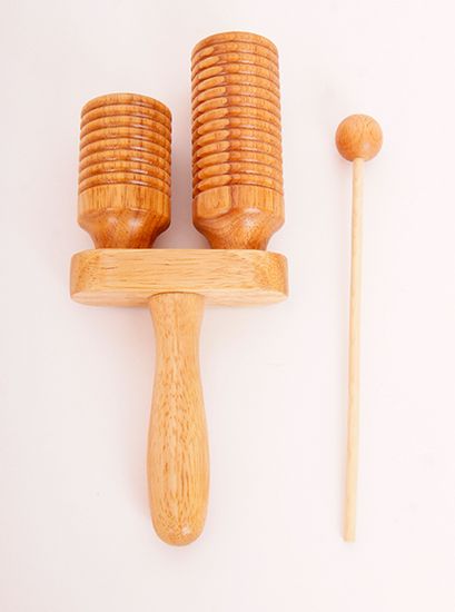 XT-2 тон-блок деревянный, с палочкой, Fleet