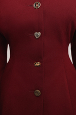 Жакет приталенный из денима