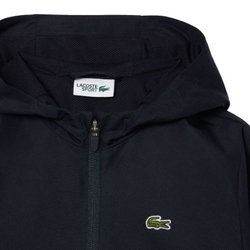 Кофта для мальчика теннисная Lacoste Zip-Up Hooded Sport - небесный