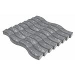 Тротуарная плитка Аксио, 80 мм, ColorMix Актау, гладкая