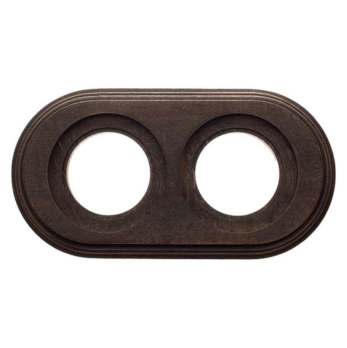 Рамка 2 постовая, накладной монтаж, цвет Старое дерево BF1-620-17