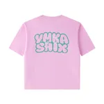 Футболка Ymkashix Logo Face розовая