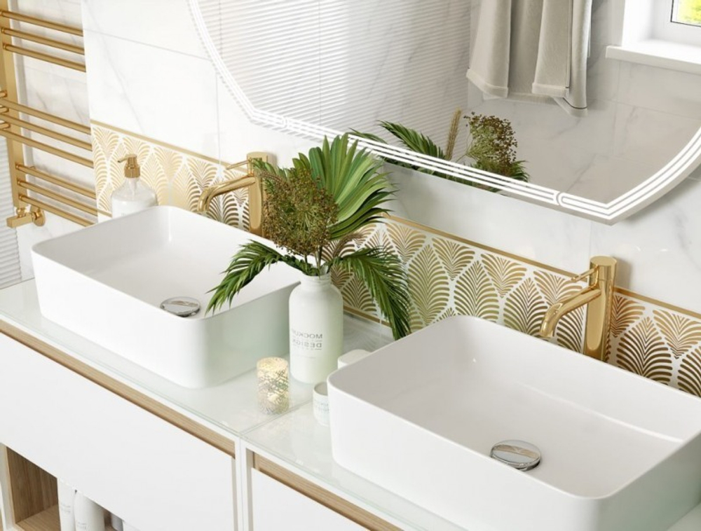 ЗЕРКАЛО LED 090 DESIGN 100X60 С ПОДСВЕТКОЙ С АНТИЗАПОТЕВАНИЕМ ОВАЛЬНОЕ