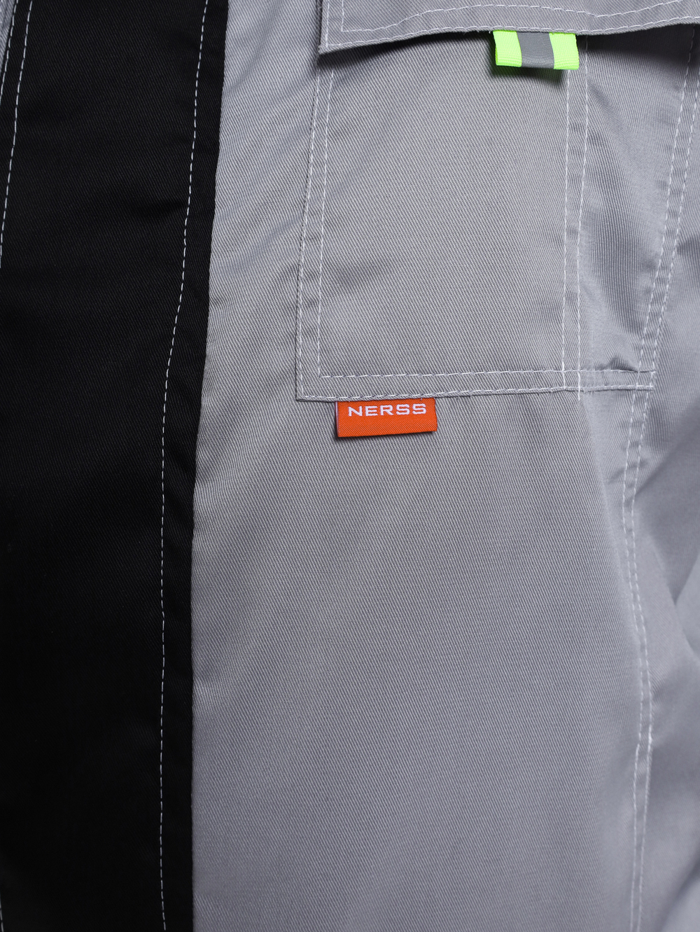 Костюм Nerss «Практик», куртка + полукомбинезон. Серый с черным