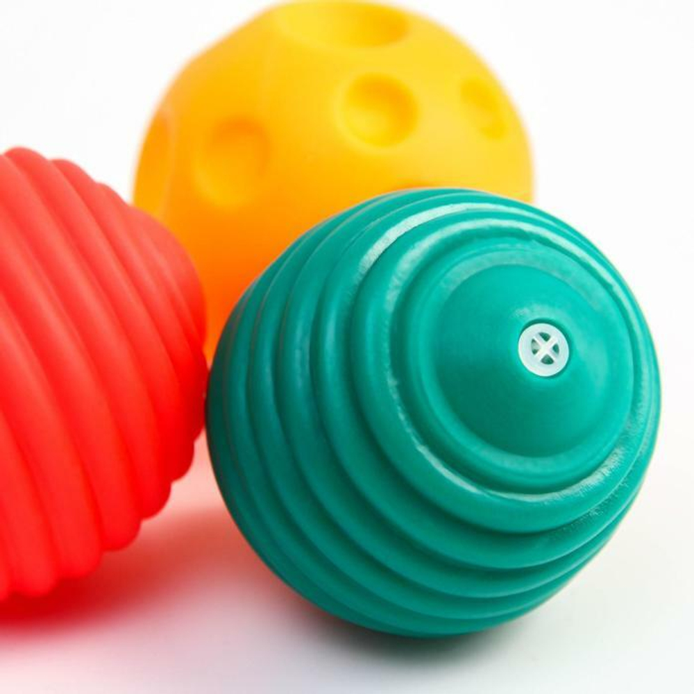 4376540 Подарочный набор развивающих массажных мячиков «Ёлочка», 6 шт