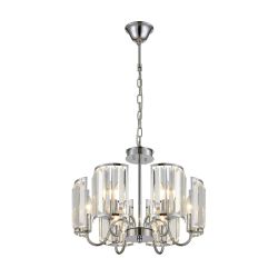 Citilux Грета CL333161 Люстра хрустальная подвесная Хром