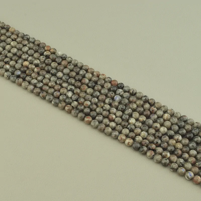 Нитка Яшма 39 см. 6,3 мм. (Без замка)