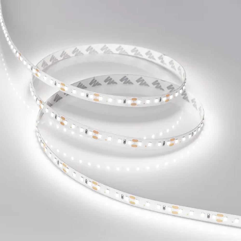 Светодиодная лента RT-A120-10mm 48V White6000 (9.6 W/m, IP20, 2835, 30m) (Arlight, Открытый) 038805