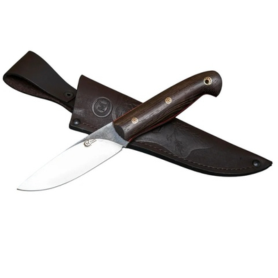 Нож кузница Семина Вепрь, кован, ст Х12МФ,ц,м, граб