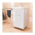 Тумба д/ванной "АлАн-45" белый, правая под раковину Уют-45 (Rosa) (ЛДСП) (разбор)