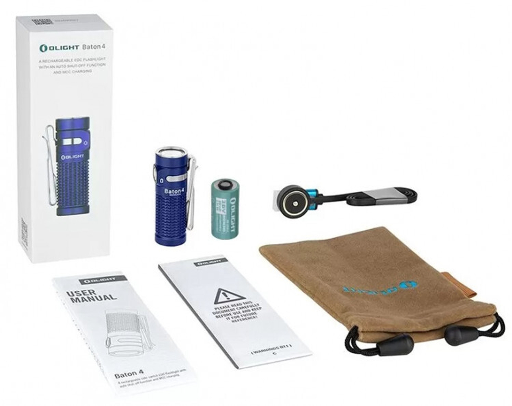 Фонарь Olight Baton 4 Regal blue