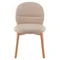 Стул Meiko бежевый, ножки бук