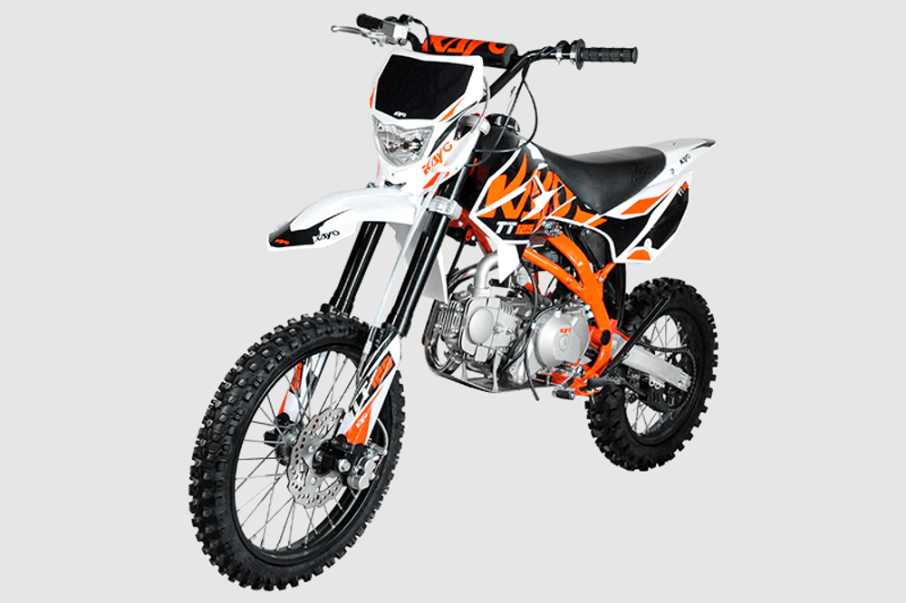 Питбайк KAYO BASIC TT125EM 17/14 KRZ (механ. сцепл., эл. стартер 2022 г.)