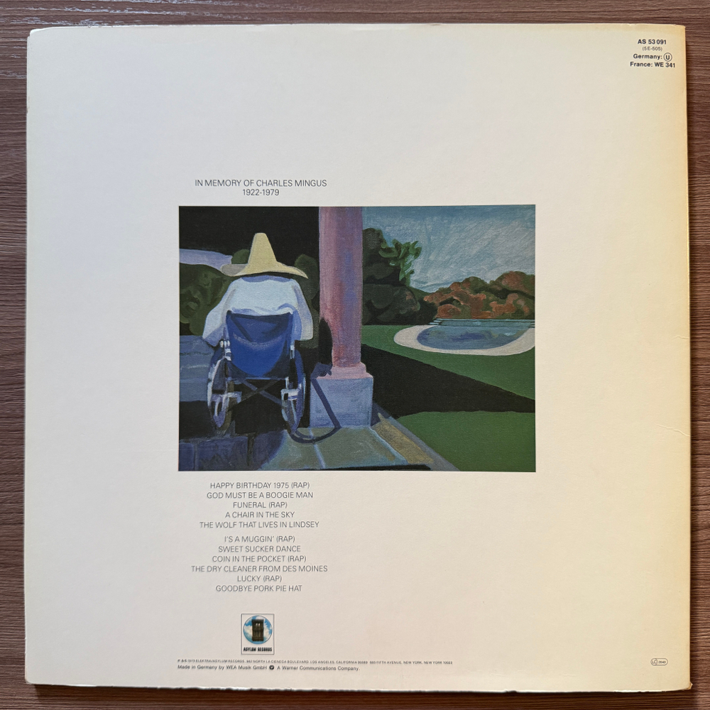 Joni Mitchell ‎– Mingus (Скандинавия 1979г.) Т