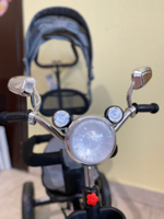 Велосипед 3-х колесный ROCKET с музыкальной панелью серый арт. 5088