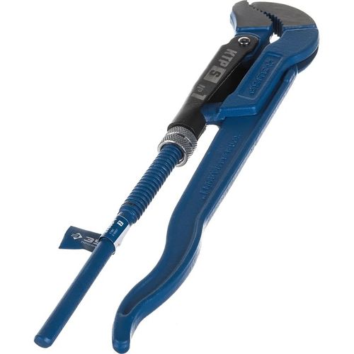 Ключ трубный рычажный №1 КТР-S изогнутые губки ЗУБР