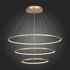 ST603.243.114 Светильник подвесной ST-Luce Золотистый/Белый LED 1*114W 4000K Подвесные светильники