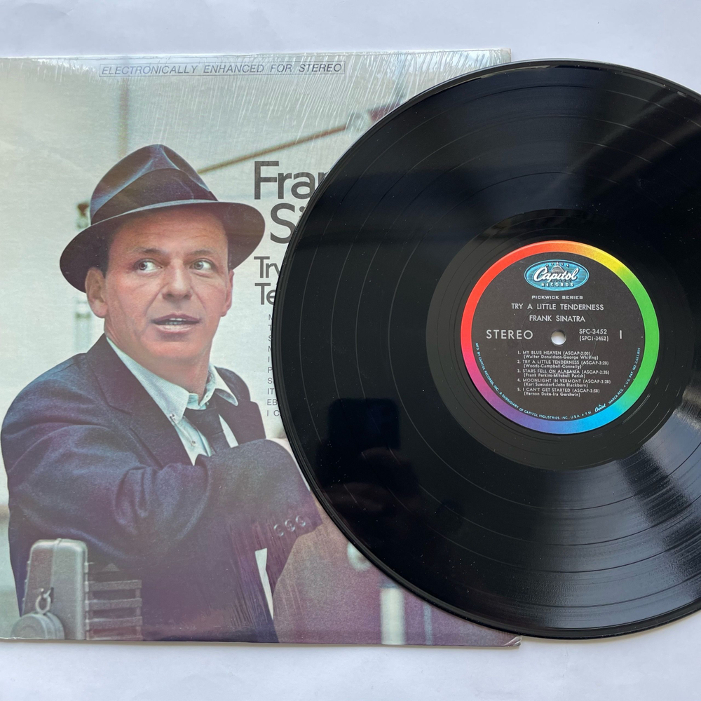 Винтажная виниловая пластинка LP Frank Sinatra Try A Little Tenderness (США 1968)