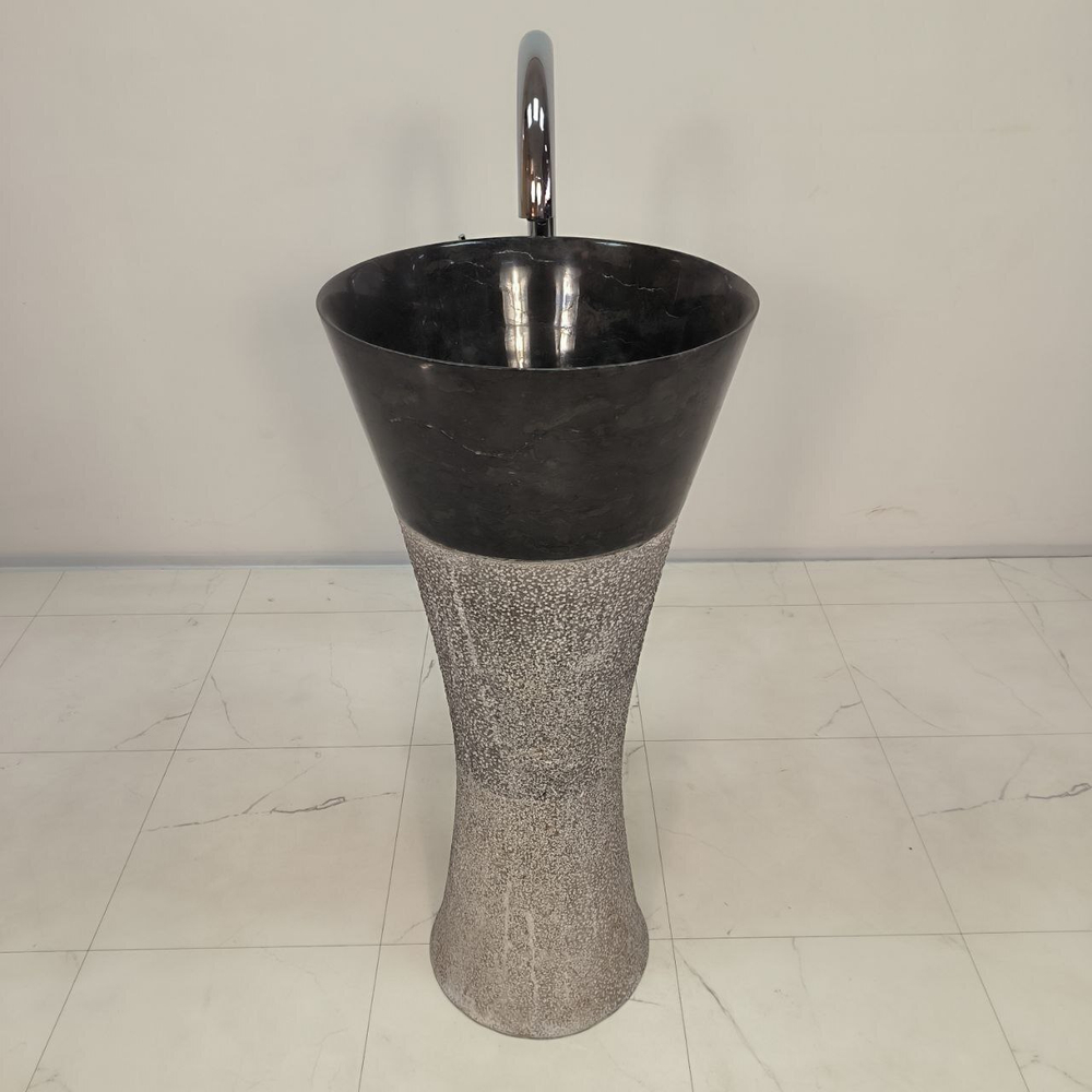 Раковина напольная из мрамора Pedestal MN-391 40*40*90