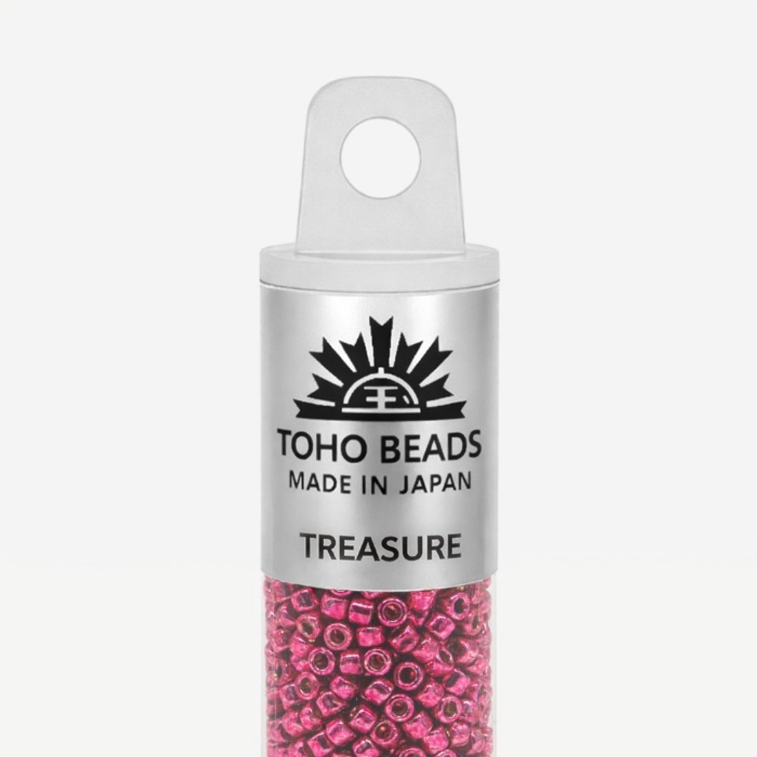 Японский бисер TOHO Treasure (№PF563), непрозрачный глянцевый с металлическим блеском