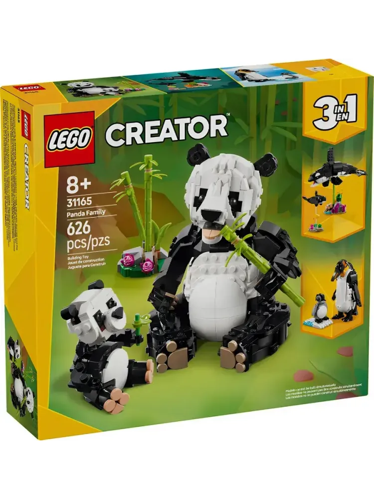 Конструктор Creator 31165 Дикие животные: Семья панд