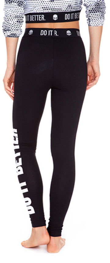 Leginsy Hydrogen Do It Better Leggings - черный