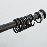 Карниз для ванной черный глянцевый