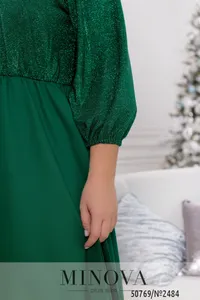 Платье 2484-зеленый Minova