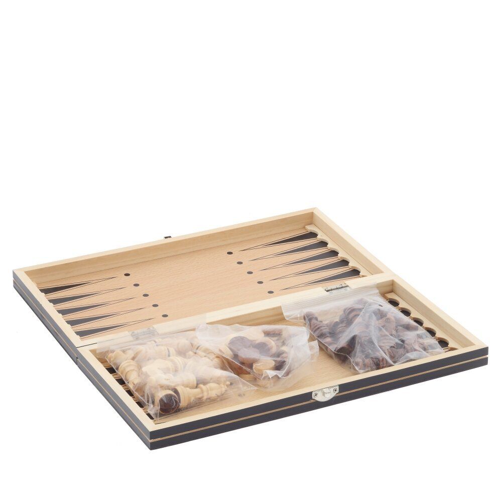 GAEM Игра настольная 3 в1 (нарды, шахматы, шашки), L34 W4 H17 см