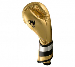 Перчатки боксерские AdiSpeed Metallic золото-серебристо-черные adiSBG501ProM