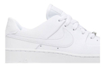 Кроссовки Nike Air Force 1 Sage Triple White (W) (Женская размерная сетка)