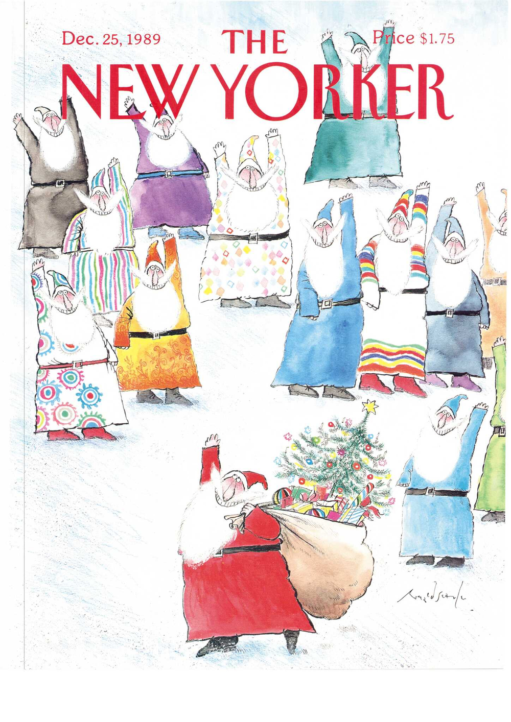 Журнал The New Yorker 25-12-1989, обложка