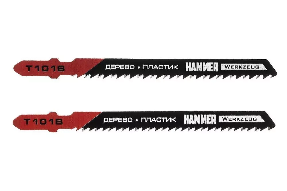 Пилка для лобзика Hammer Flex 204-101 JG WD T101B (2шт.)