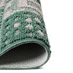 Набор ковриков д/ванной Shahintex LOOP ITALIANO  50*80+50*50 "мозаика" зеленый