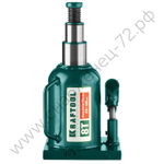 KRAFTOOL DOUBLE RAM, 8 т, 170 - 430 мм, с увеличенным подъемом, двухштоковый бутылочный домкрат (43463-8)