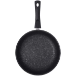 Сковорода 28*6,5см со съемной ручкой «Marble Induction» (темный мрамор) смти282а