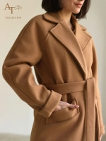 Пальто драповое шерстяное