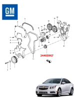 Шкив коленчатого вала Chevrolet Cruze