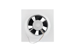 Диффузор теневой Visioner TDPP125W/150 белый/белая крышка, с приточно-вытяжным вентилятором под плитку с регулировкой потока воздуха D125 мм