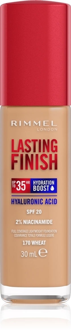 Rimmel Lasting Finish 35H Hydration Boost - Увлажняющий тональный крем SPF 20, 30 ml