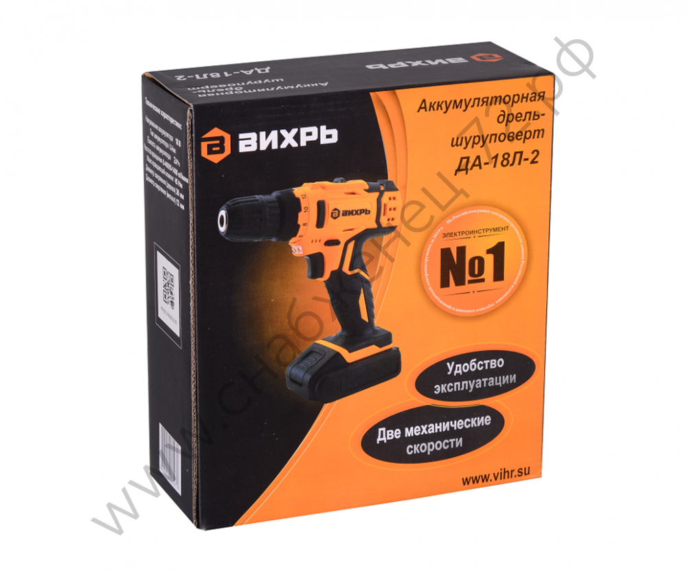 Дрель-шуруповерт ВИХРЬ ДА-18Л-2