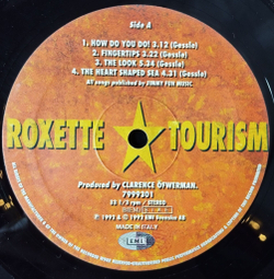 Винтажная виниловая пластинка LP Roxette Tourism (Italy 1992) Joyride