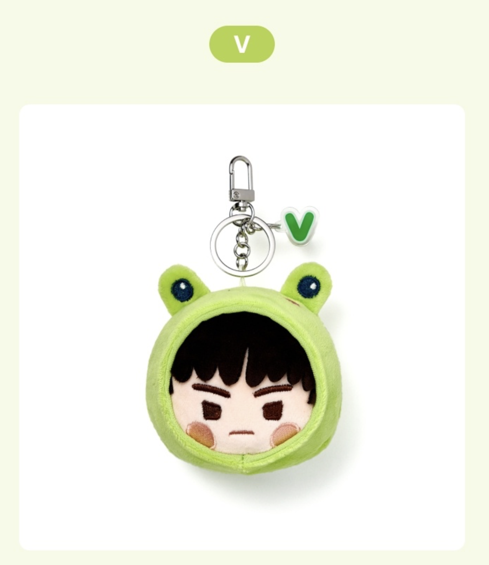 Мягкий брелок BTS Face Keyring